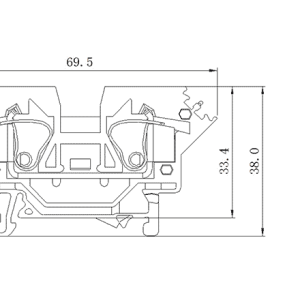 Cầu Đấu Dây Lò Xo 1 Tầng SUPU 210911 - Ảnh 2