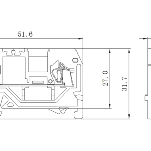 Cầu Đấu Dây Lò Xo 1 Tầng SUPU 215921 - Ảnh 2