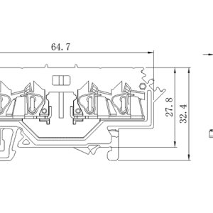 Cầu Đấu Dây Lò Xo SUPU 225908 - Ảnh 2