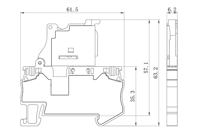 Cầu Đấu Dây Lò Xo SUPU TC4-SPLIT - Ảnh 2
