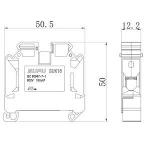 Cầu Đấu Dây Vít 1 Tầng SUPU 316991 - Ảnh 2
