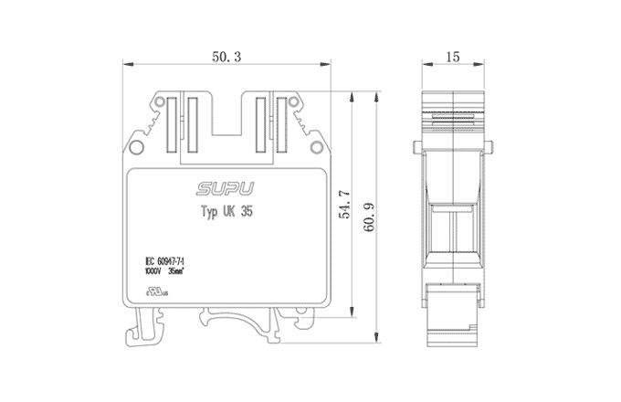 Cầu Đấu Dây Vít SUPU 335901 - Ảnh 2