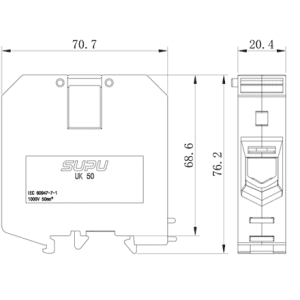 Cầu Đấu Dây Vít SUPU 350901 - Ảnh 2