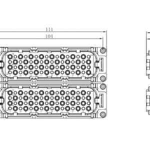 Chân Cắm Đầu Nối Chịu Tải Nặng 128 Chân SUPU SD-128-MC - Ảnh 2
