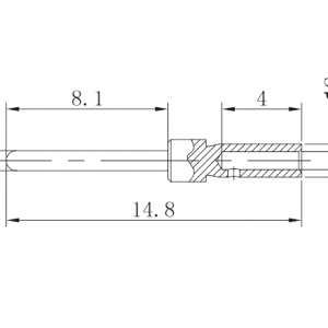 Chân Tiếp Điểm Đầu Nối Công Nghiệp Tải Nặng SUPU SCSM-005-0.33 - Ảnh 2