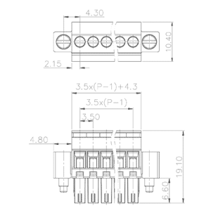 Đầu Nối Cắm Dây Trực Tiếp SUPU MC-RE3.5VXXC-K-0001 - Ảnh 2