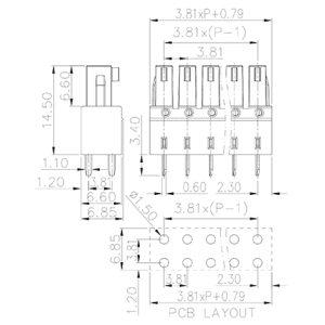 Đầu Nối Cắm Rút Dạng Phích Cắm SUPU MC-RU3.81SVXX-0001 - Ảnh 2