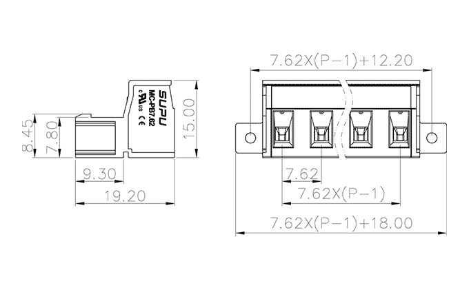 Đầu Nối Cắm Rút Dạng Socket SUPU MC-PB7.62HXXC-F-0001 - Ảnh 2