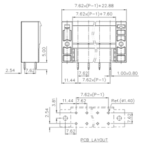 Đầu Nối Cắm Rút Dạng Socket SUPU MC-PH7.62VXX-F-0001 - Ảnh 2
