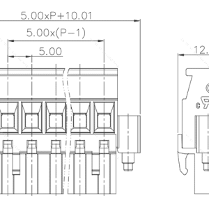 Đầu Nối Cắm Rút PCB Kiểu Vít SUPU MC-RE5.0VXXC-K-0001 - Ảnh 2