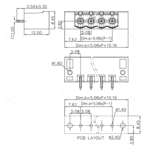 Đầu Nối Cắm Rút SUPU MC-PA5.08VXX-I-0002 - Ảnh 2