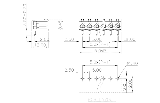 Đầu Nối Cắm Rút SUPU MC-PA5.0HXX-G-0002 - Ảnh 2