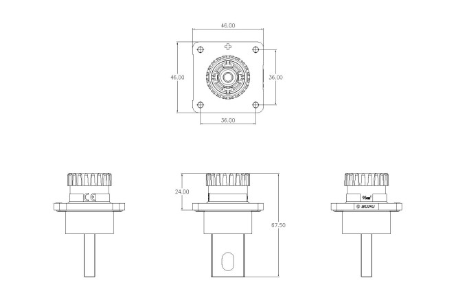 Đầu Nối Chống Nước IP67 SUPU ESF-RS300A95YL - Ảnh 2