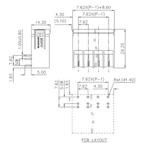 Đầu Nối Dây Cắm Rút SUPU MC-PHH7.62HXX-I-0001 - Ảnh 2