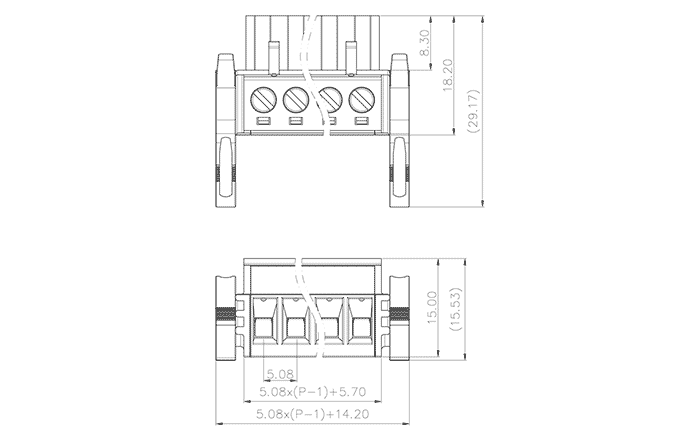 Đầu Nối Dây Dạng Cắm Rút SUPU MC-RB5.08HXXC-I-0001 - Ảnh 2