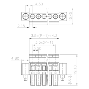 Đầu Nối Dây Dạng Cắm SUPU MC-RE3.5VXXC-RK-0001 - Ảnh 2