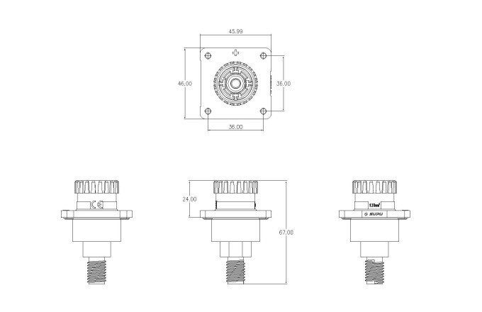 Đầu Nối IP67 SUPU ESF-RS350A120YP4 Cho Hệ Thống Lưu Trữ Năng Lượng - Ảnh 2