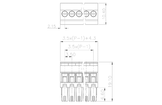 Đầu Nối PCB Dạng Cắm SUPU MC-RE3.5VXXC-0001 - Ảnh 2