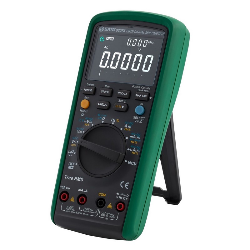 SC03075 - Đồng Hồ Vạn Năng Điện Tử Thông Minh True RMS Màn Hình EBTN SATA - Ảnh 2