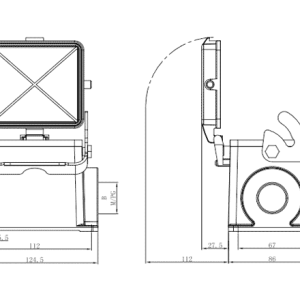 Hộp Vỏ Đầu Nối Chịu Tải Nặng Gắn Bề Mặt SUPU S32B-SM-1L.M-PG36-PC - Ảnh 2
