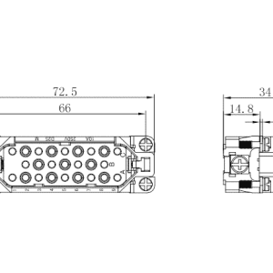 Lõi Tiếp Điểm Đầu Nối Công Nghiệp Chịu Tải Nặng SUPU SD-050-MC - Ảnh 2