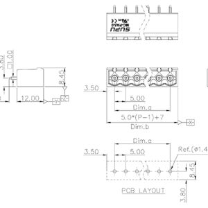 Ổ Cắm Kết Nối PCB Dạng Cắm SUPU MC-PA5.0HXX-0002 - Ảnh 2