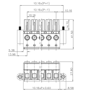 Phích Cắm Cầu Đấu Dây Công Suất Lớn SUPU MC-RHH10.16HXXC-K-0001 - Ảnh 2