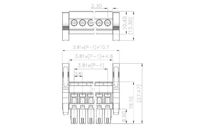 Phích Cắm Cầu Đấu SUPU MC-RE3.81VXXC-I-0001 - Ảnh 2