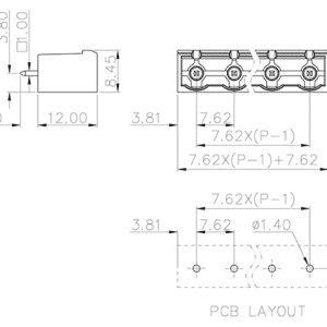 Socket Kết Nối Dạng Cắm SUPU MC-PA7.62VXX-0002 - Ảnh 2