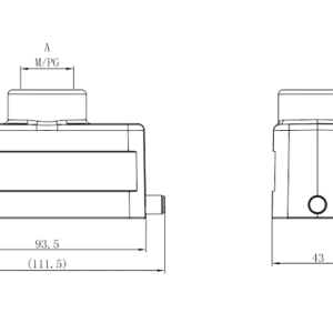 Vỏ Che Đầu Nối Chịu Tải Nặng SUPU S16B-TE-2B-PG21 - Ảnh 2