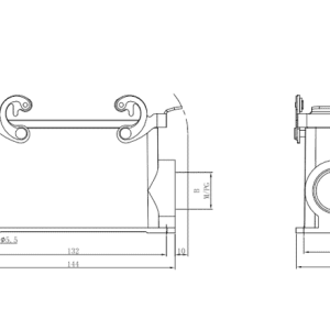 Vỏ Đầu Nối Chịu Tải Nặng S24B Bắt Mặt SUPU S24B-SMH-2L.M-2M32 - Ảnh 2