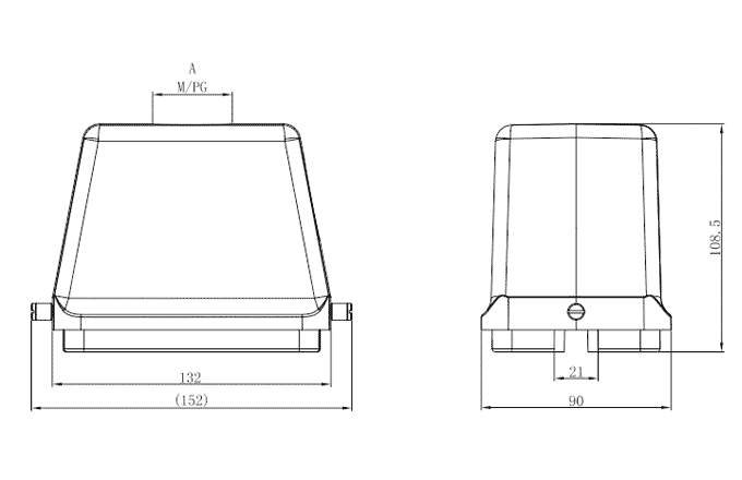 Vỏ Đầu Nối Chịu Tải Nặng SUPU S48B-TE-2B-PG36 - Ảnh 2