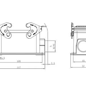 Vỏ Đầu Nối Chịu Tải SUPU S16B-SM-2L.M-2M25 - Ảnh 2