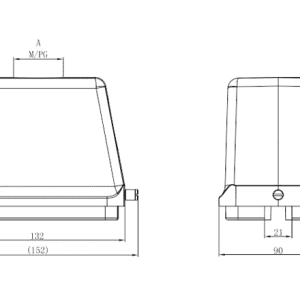 Vỏ Đầu Nối Công Nghiệp Nặng SUPU S48B-TE-2B-PG42 - Ảnh 2