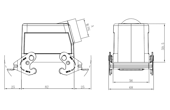 Vỏ Đầu Nối Công Nghiệp SUPU S32A-SE-2L.M-PG21 - Ảnh 2
