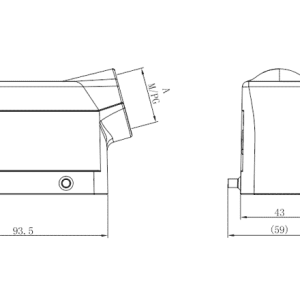 Vỏ Đầu Nối Tải Nặng, Lối Cáp Hông SUPU S16B-SE-4B-M32 - Ảnh 2