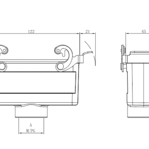 Vỏ Đầu Nối Tải Nặng SUPU S24B-CC-2L.M-PG21 - Ảnh 2
