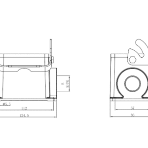 Vỏ Hộp Kết Nối Công Nghiệp Chịu Tải Nặng SUPU S32B-SM-1L.M-M32 - Ảnh 2