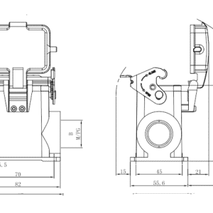 Vỏ Kết Nối Công Nghiệp Chịu Tải Nặng SUPU S6B-SMH-1L.M-2PG2-PC - Ảnh 2