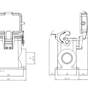 Vỏ Khớp Nối Công Nghiệp Nặng SUPU S6B-SMH-1L.M-PG21-MC - Ảnh 2