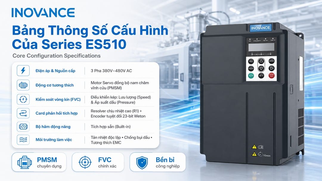 Bảng Thông Số Cấu Hình Cốt Lõi Của Series ES510